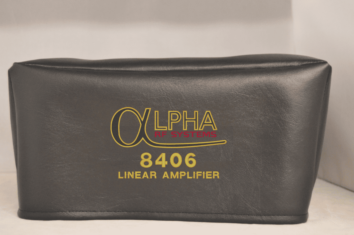 Alpha Amateur Radio Dust Cover Jse Embroidery